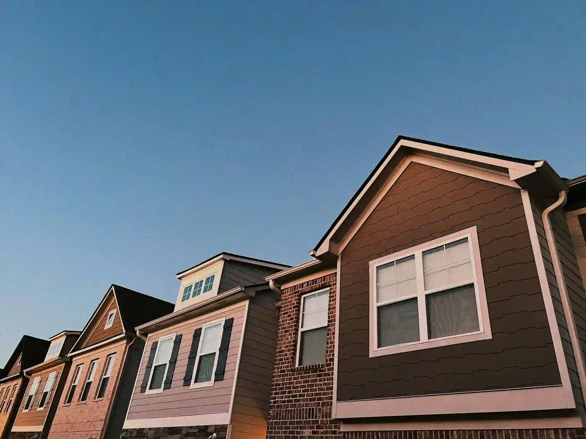 Freshly painted multifamily housing property with modern colors